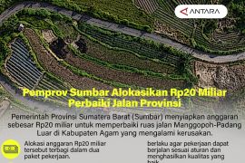 Pemprov Sumbar alokasikan Rp20 miliar perbaiki jalan provinsi
