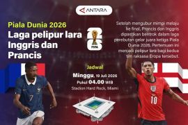 Piala Dunia 2026: Laga pelipur lara Inggris dan Prancis