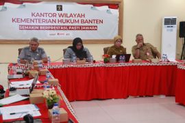 Kanwil Kemenkum Banten harmonisasi tiga Ranperda Kabupaten Tangerang