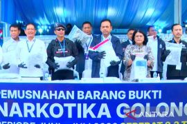 BNN memusnahkan 3,37 ton barang bukti narkotika pada peringatan HANI 2026