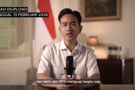 Gibran kembali dorong percepatan pengesahan RUU Perampasan Aset