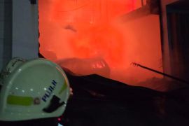 Gudang konveksi di Koja terbakar