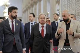 Guterres lakukan kunjungan pertama kepala PBB ke Damaskus sejak 2009