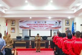 Pemkot Pangkalpinang mulai gembleng calon Paskibraka untuk HUT Ke-81 RI.