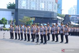 Kapolda Metro Jaya memimpin sertijab 22 pejabat utama dan kapolres
