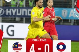 Hancurkan Laos 4-0, Malaysia pimpin klasemen Grup B Piala AFF 2026