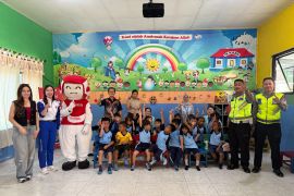 Hari Anak Nasional ini, puluhan anak TK Kasih Kayu Besi dapat kejutan spesial dari Honda Babel