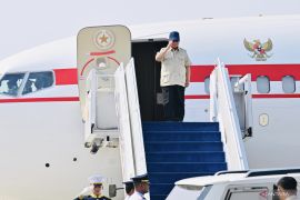 Prabowo bertolak ke Jawa Tengah resmikan Stasiun Semarang Tawang