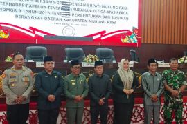 DPRD dan Pemkab Murung Raya sepakati raperda perubahan susunan perangkat daerah