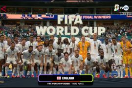 Hujan gol, Inggris rengkuh peringkat ketiga Piala Dunia