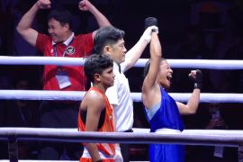 Anggie raih emas pertama Indonesia di Asian Boxing U19  dan U23 2026