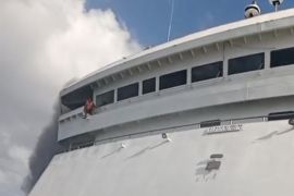 KMP Mutiara Sentosa 2 terbakar di perairan Sumenep