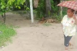 Hujan lebat dan sungai meluap, 2 jorong di Agam Sumbar terendam banjir