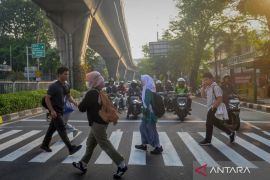 Pejalan kaki nilai "zebra cross" lebih mendesak dibanding bangun JPO