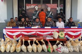 TNI AL ungkap penyelundupan pasir timah di Lingga