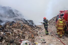 Disdamkar Garut atasi kebakaran TPA Pasirbajing sesegera mungkin agar tidak meluas