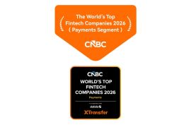 XTransfer Tercantum dalam Daftar "World's Top Fintech Companies 2026" versi CNBC