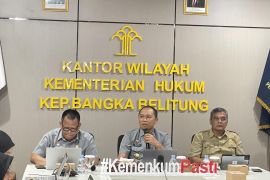Kanwil Kemenkum Babel harmonisasi lima Ranperkada Bangka Tengah