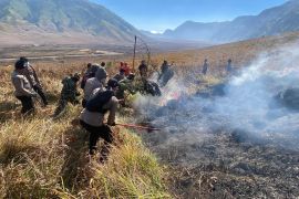 BNPB: Luas lahan terbakar di Gunung Bromo mencapai 60 hektare