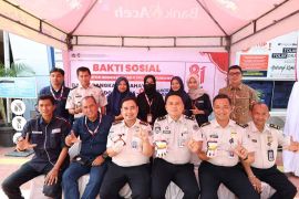 Sambut HUT RI, Imigrasi Lhokseumawe dan PMI himpun 38 kantong darah