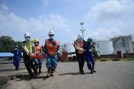 Pertamina Gelar Simulasi OKD Level 1 di Fuel Terminal Tarakan