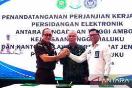 Ditjenpas Maluku gandeng berbagai pihak implementasi sidang elektronik dukung transformasi digital