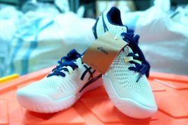 DJKI sita 9.609 pasang sepatu ASICS ilegal