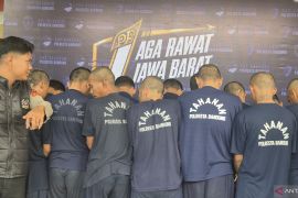 Polresta Bandung mengamankan 531 orang terkait aksi premanisme