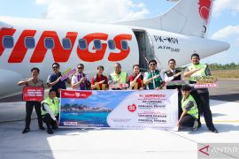 Bandara Hanandjoeddin sambut penerbangan Wings Air Pangkalpinang - Tanjungpandan