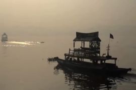 Kabut asap mulai ganggu transportasi di Sungai Mentaya Sampit