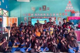 Mahasiswa KKN bekali murid SD di Sidrap mitigasi bencana