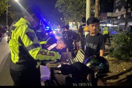 Polresta Banjarmasin tindak 30 pelanggar saat patroli dini hari cegah balap liar