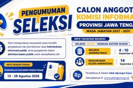 Pendaftaran calon anggota Komisi Informasi Jateng dibuka