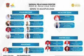 RSUD ZUS buka 10 poliklinik rawat jalan di awal pekan 10 Agustus