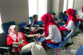 DPKP Palembang gelar donor darah massal sambut HUT ke-81 RI