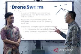 Penerima Beasiswa Garuda ciptakan robot deteksi kebakaran lahan gambut