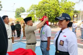 Jelang HUT RI, Paskibraka Kepulauan Seribu ikuti pemusatan latihan