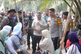 Polres Lamteng perkuat pengamanan di kantor PT BSA usai aksi massa