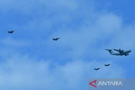 Dua Rafale TNI AU debut di atraksi udara HUT Ke-81 RI