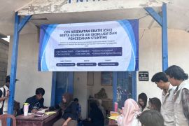Mahasiswa Unmal gelar cek kesehatan gratis dan edukasi cegah stunting