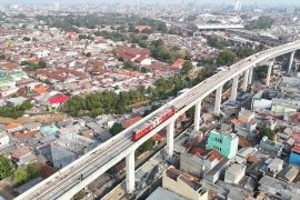 Pengoperasian awal LRT Jakarta rute Kelapa Gading-Manggarai dijadwalkan 26 Agustus