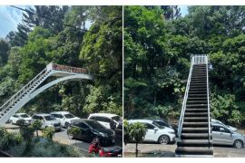 Terungkap tangga di Puncak ternyata menuju vila bersejarah Soekarno