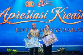 Polresta Sidoarjo raih dua penghargaan dalam apresiasi Polri