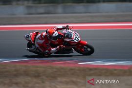 Pembalap Astra Honda bersama CBR raih kemenangan di Mandalika