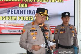 Kapolres Tapsel tekankan amanah jabatan dan pelayanan terbaik