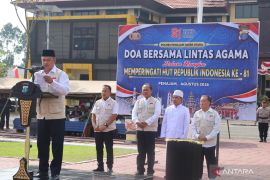 Polres Penajam gelar doa lintas agama sambut HUT Ke-81 RI