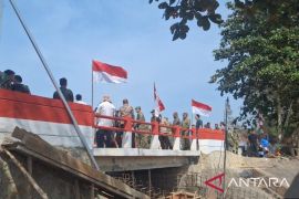 TNI petakan lokasi pembangunan Jembatan Garuda di Bangka Tengah