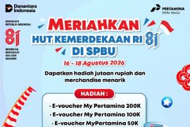 Pertamina Patra Niaga Regional Sumbagut semarakkan HUT ke-81 Republik Indonesia melalui MyPertamina berbagi hadiah Kemerdekaan di 24 SPBU
