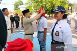 Jelang HUT RI, Paskibraka Kepulauan Seribu ikuti pemusatan latihan
