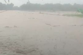 Hujan deras, puluhan hektare lahan pertanian di Simeulue terendam banjir